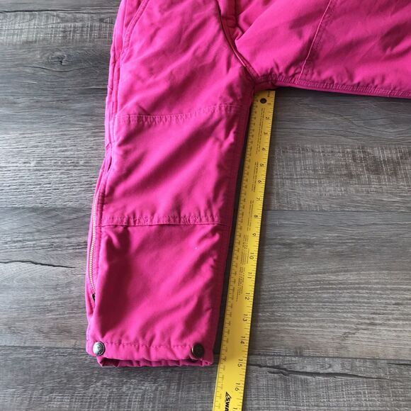 Schmidt Workwear For Kids Insulated Hot Pink Overalls Farm Barn Sz 4T - Picture 9 of 12